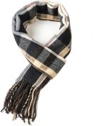 Alpine Swiss Mens Plaid Scarf Softer Than Cashmere Scarves Winter Shawl